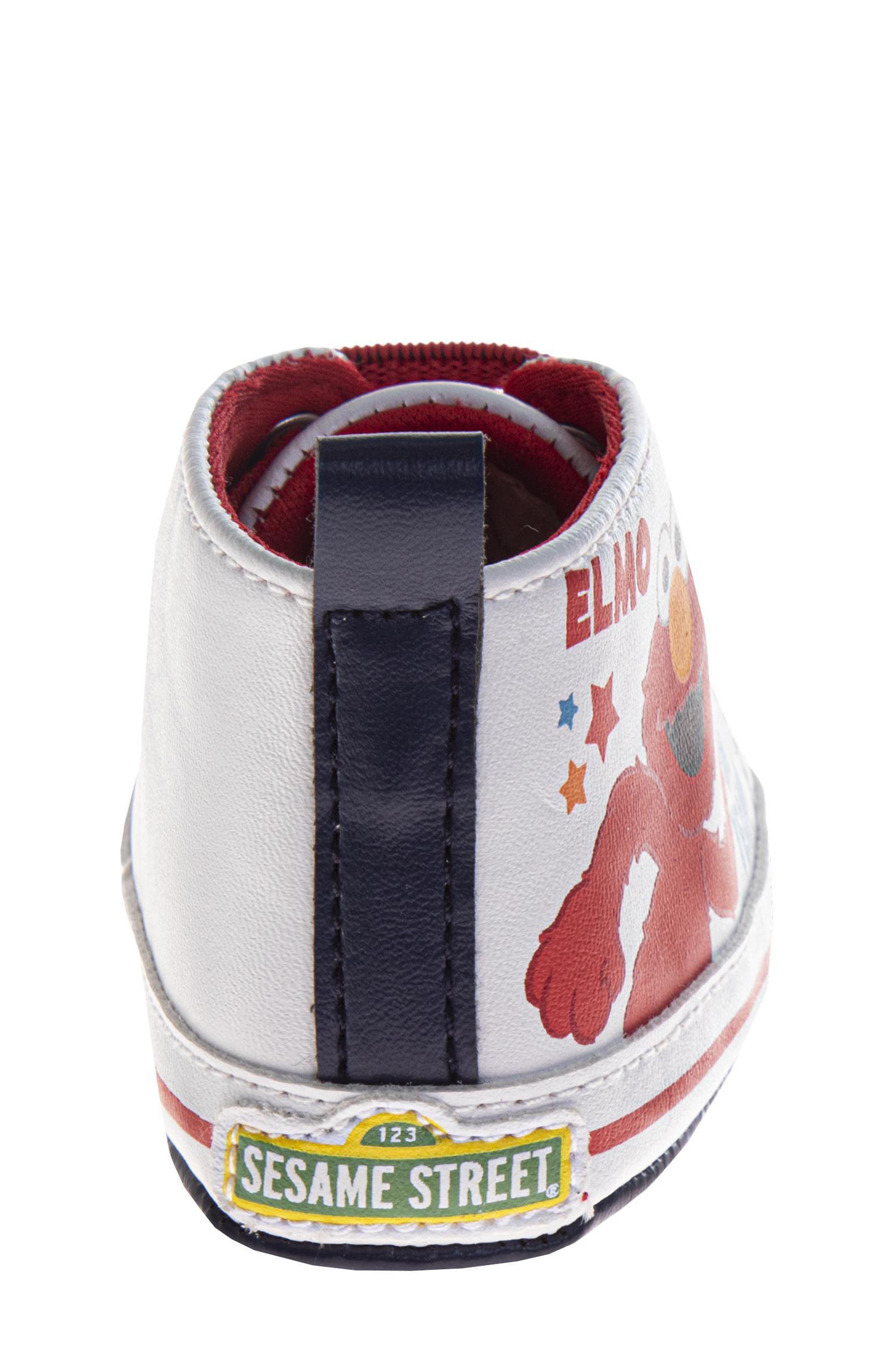 Kids' Sesame Street® Elmo Sneaker, Alternate, color, WHITE RED