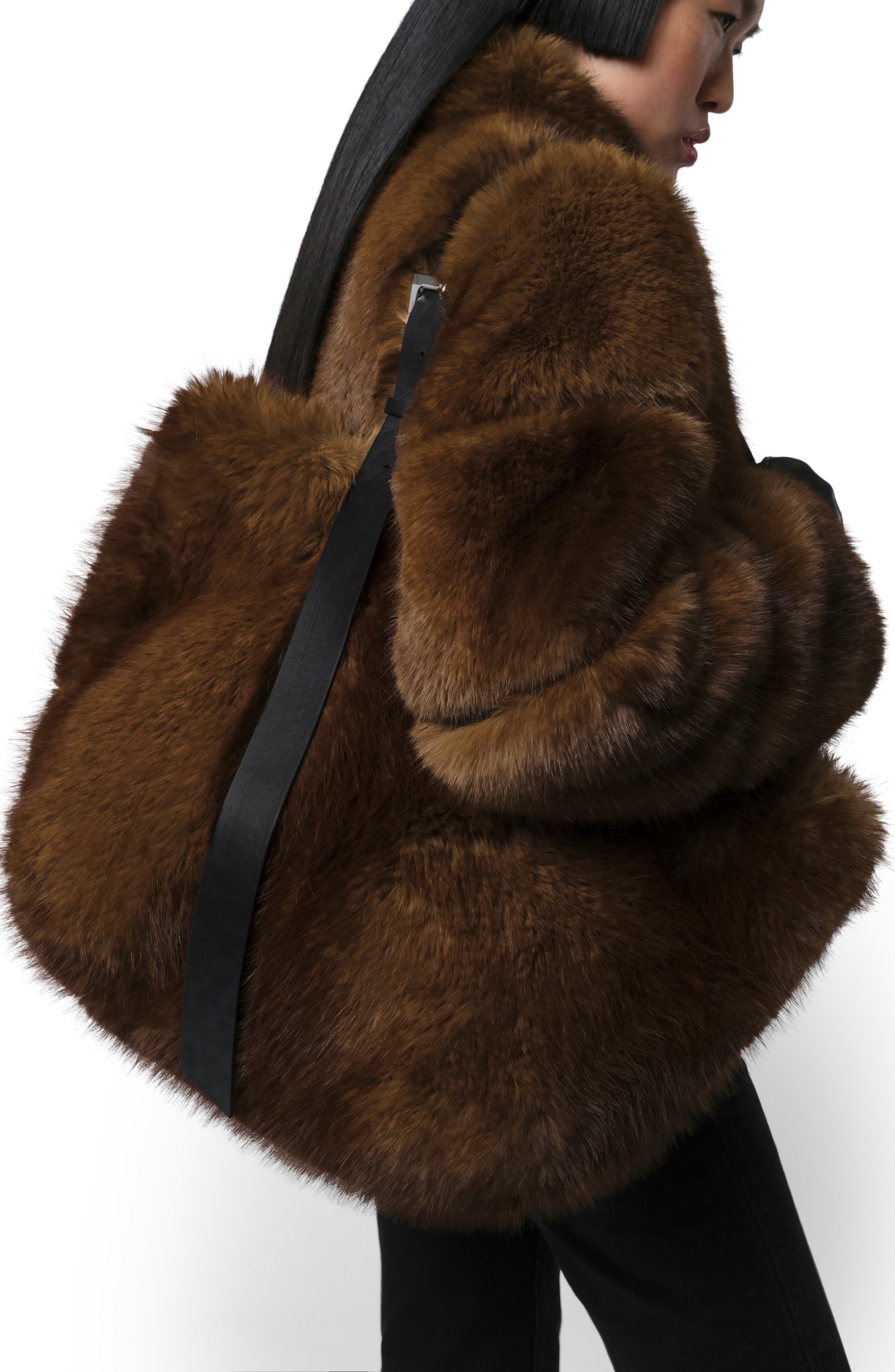 Apparis Esti Pluche<sup>™</sup> Faux Mink Tote, Alternate, color, 