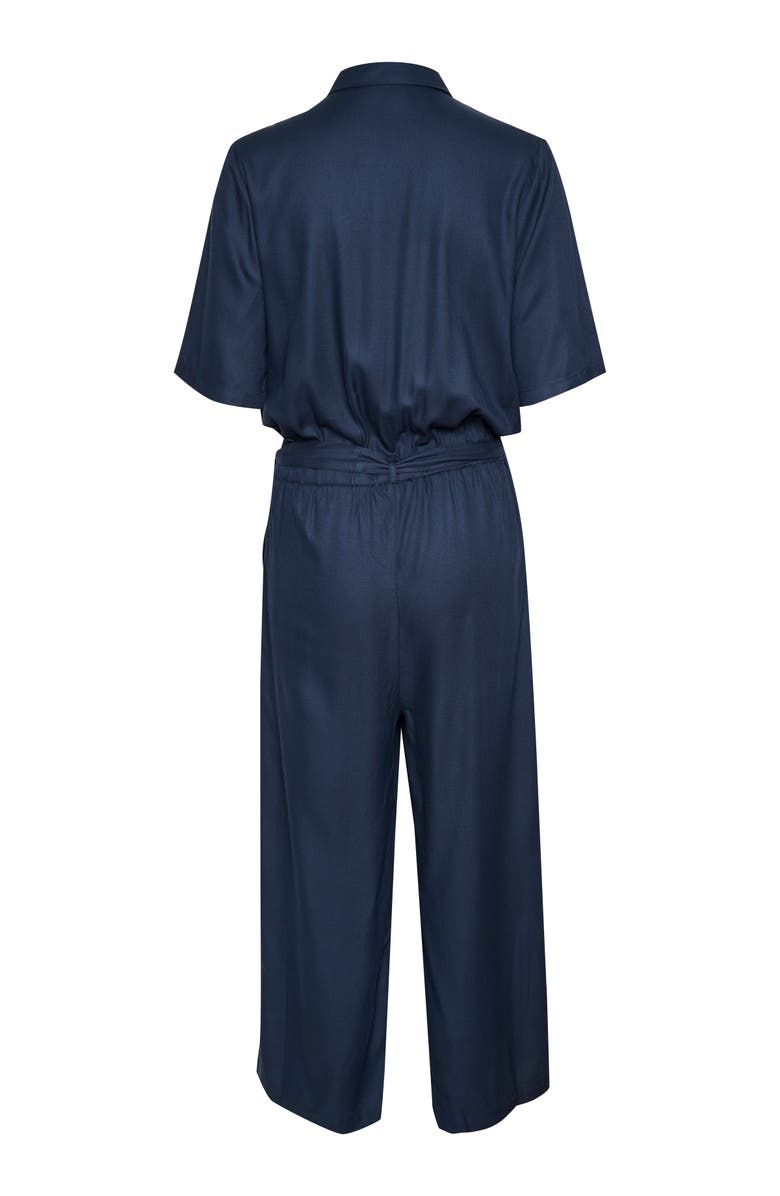 Kaffe Ruthie Cropped Leg Button Jumpsuit, Alternate, color,