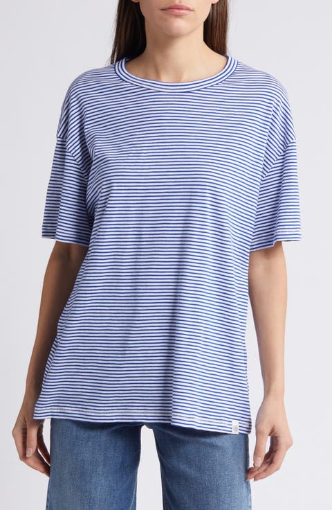 Stripe Boyfriend T-Shirt