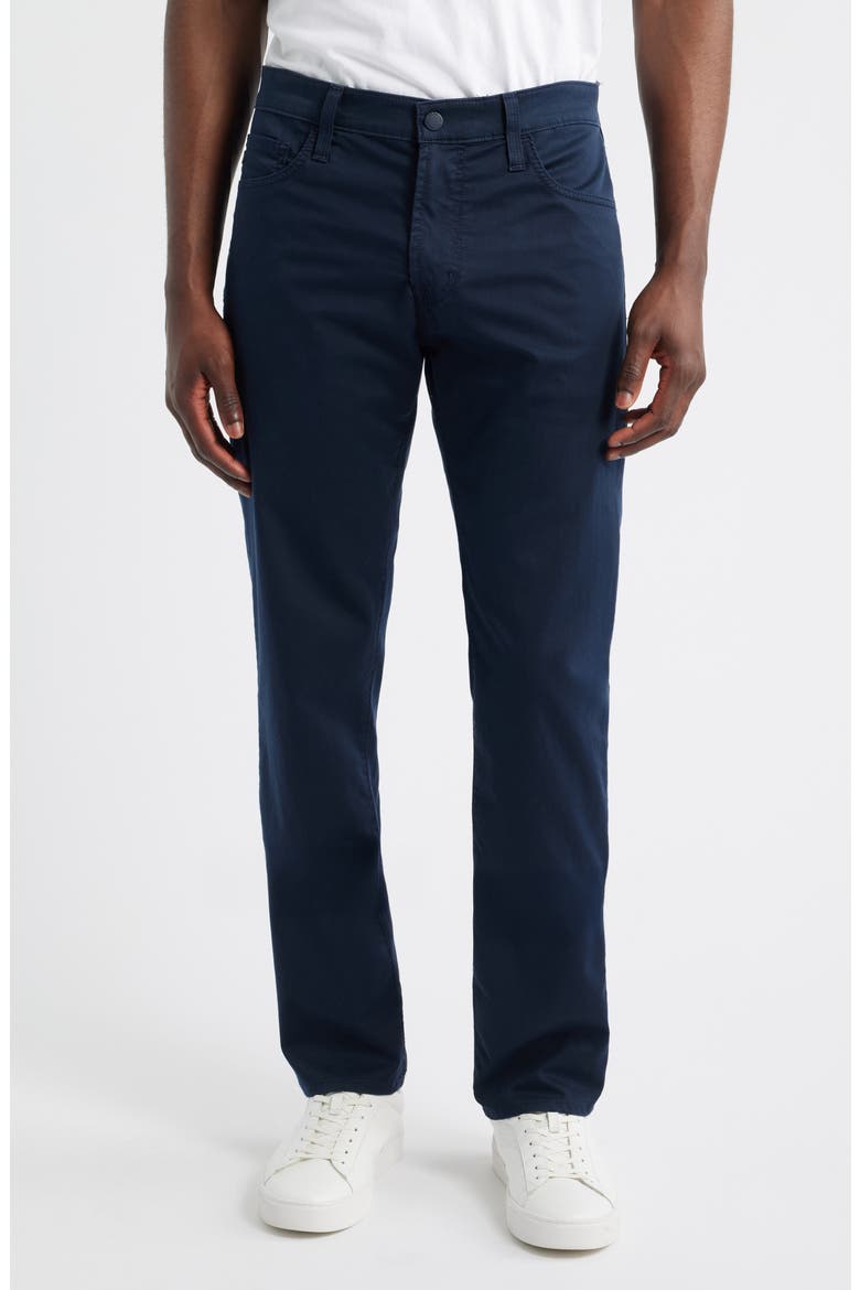 Tellis Airluxe™ Commuter Performance Sateen Slim Fit Pants, Main, color, DEEP DIVE