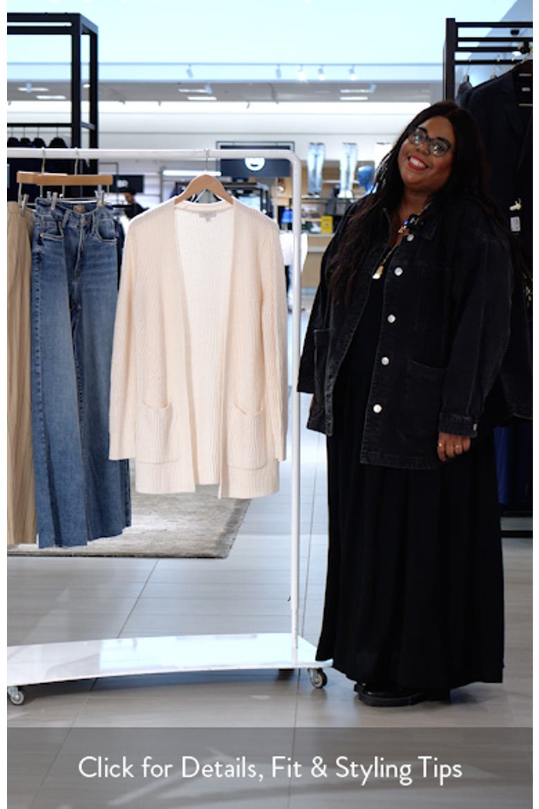 Faye Longline Open Front Cardigan video