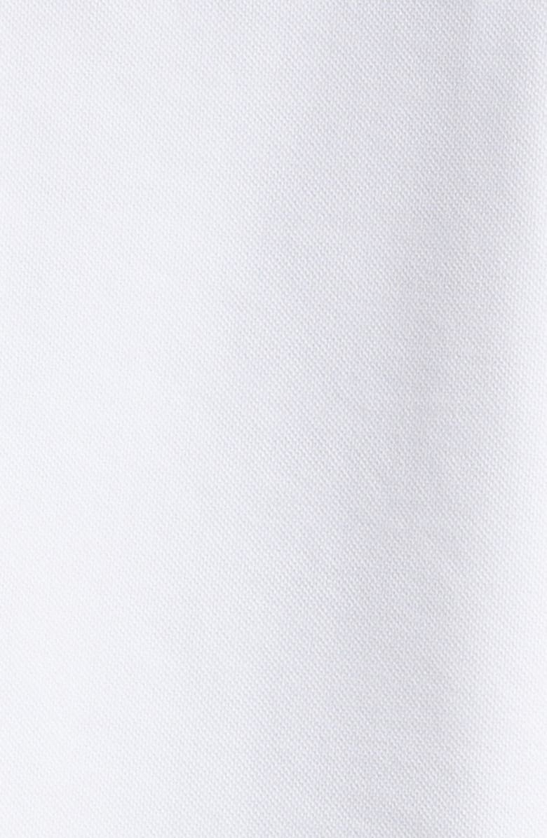 Marni Cotton Blend Piqué Polo, Alternate, color, 00W01 Lily White