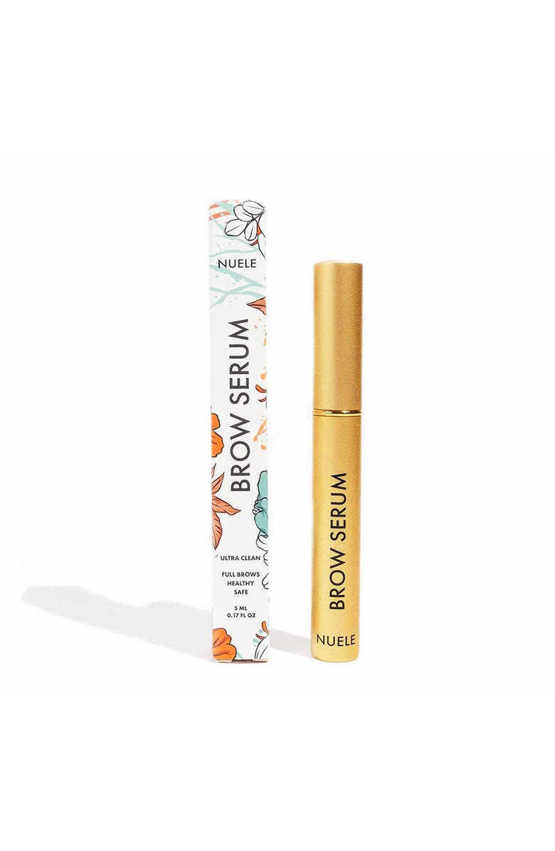 NUELE Brow Serum with Naturally Conditions and Promotes Growth, Alternate, color, NO COLOR
