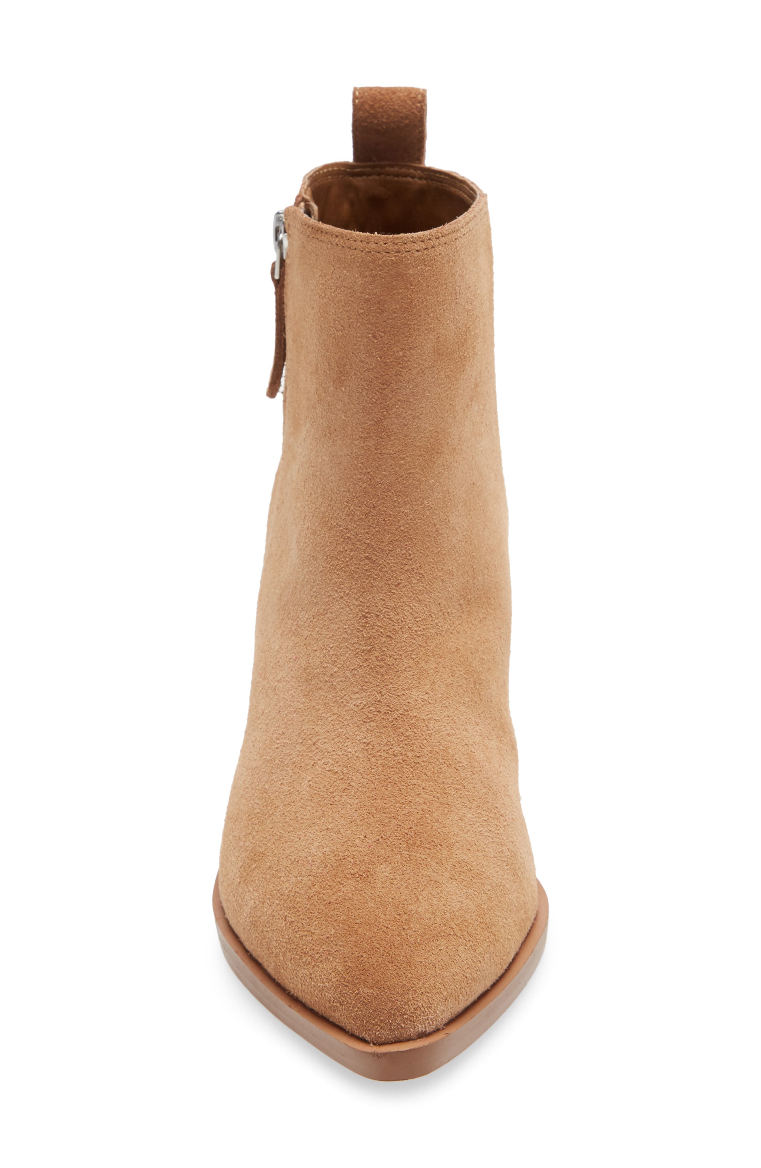 Freda Bootie, Alternate, color, BROWN CARAMEL