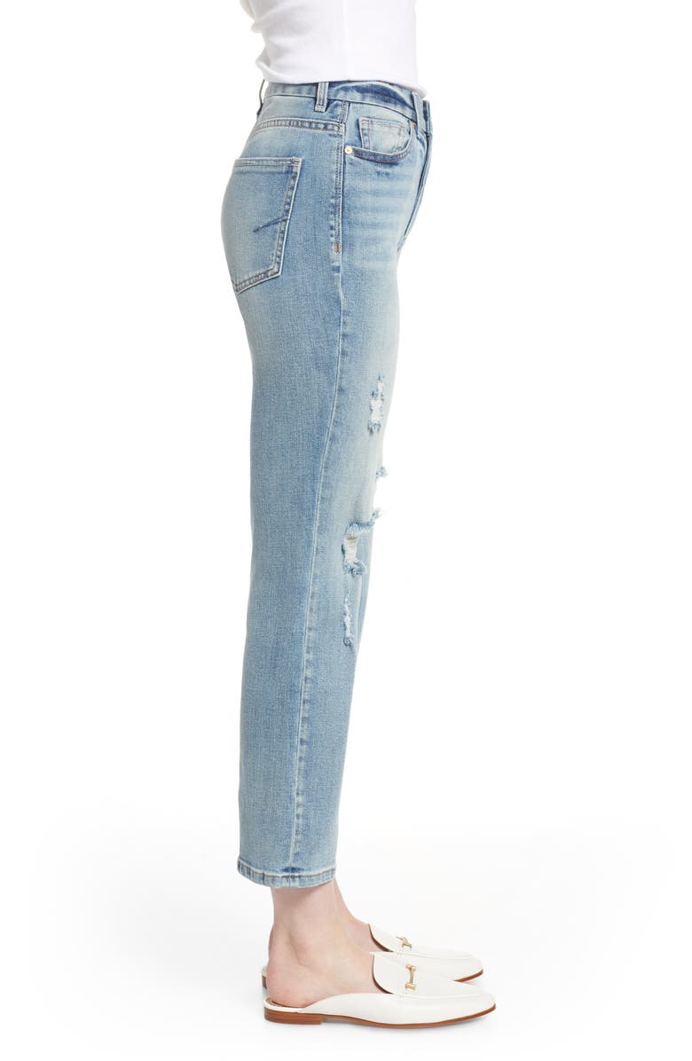 Habitual Haven Super High Rise Straight Leg Jeans, Alternate, color,
