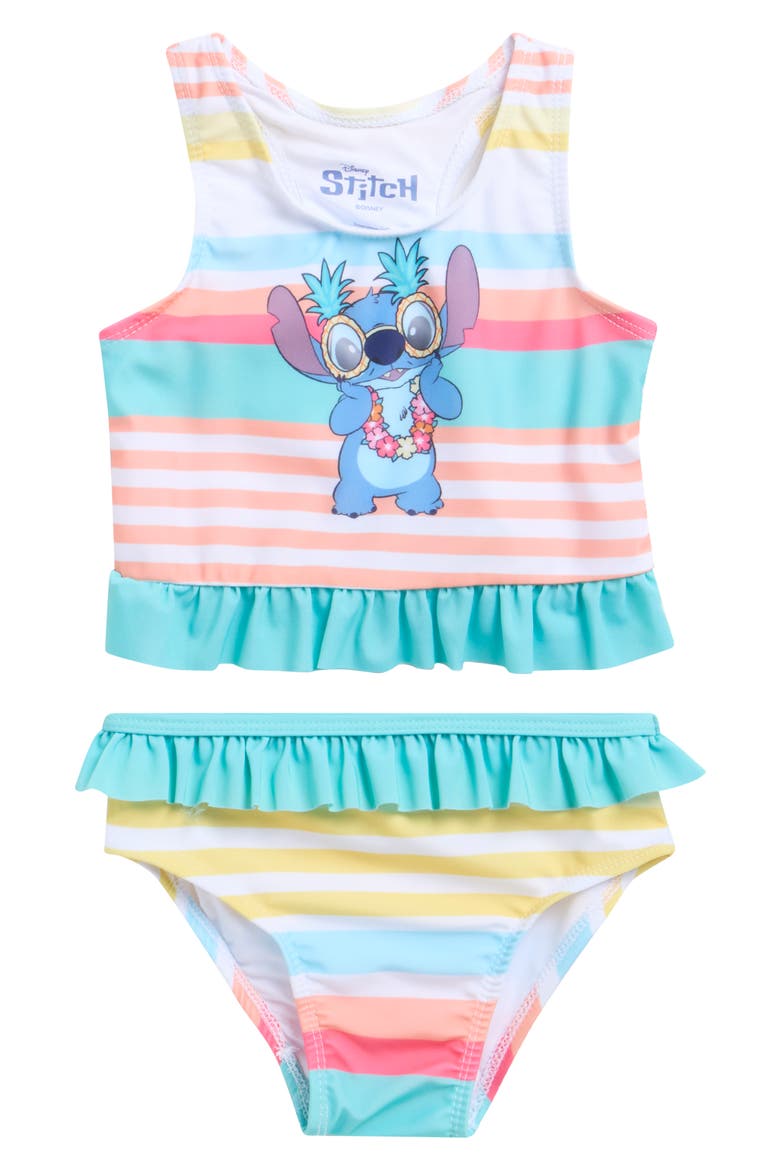 Disney® Lilo & Stitch Tankini Two-Piece Swimsuit, Main, color, MULTI