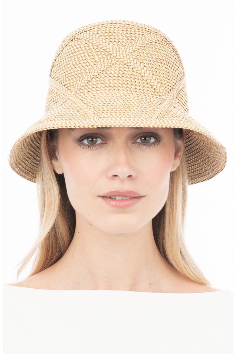 Latticia Bucket Hat, Alternate, color, PEANUT