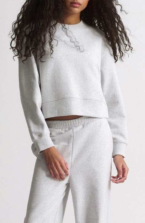 Embroidered Logo Crewneck Sweatshirt