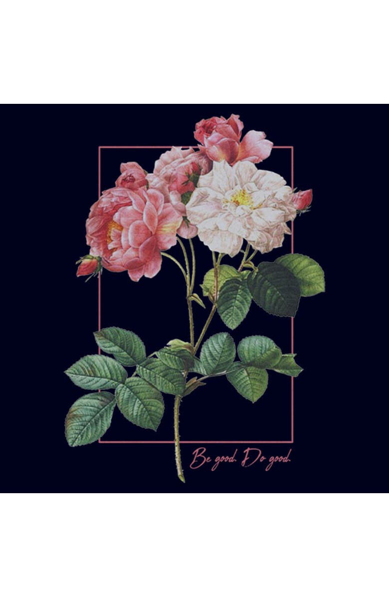 Lost Gods Women's Lost Gods Be Good Do Good Graphic T-Shirt, Alternate, color, Navy Blue