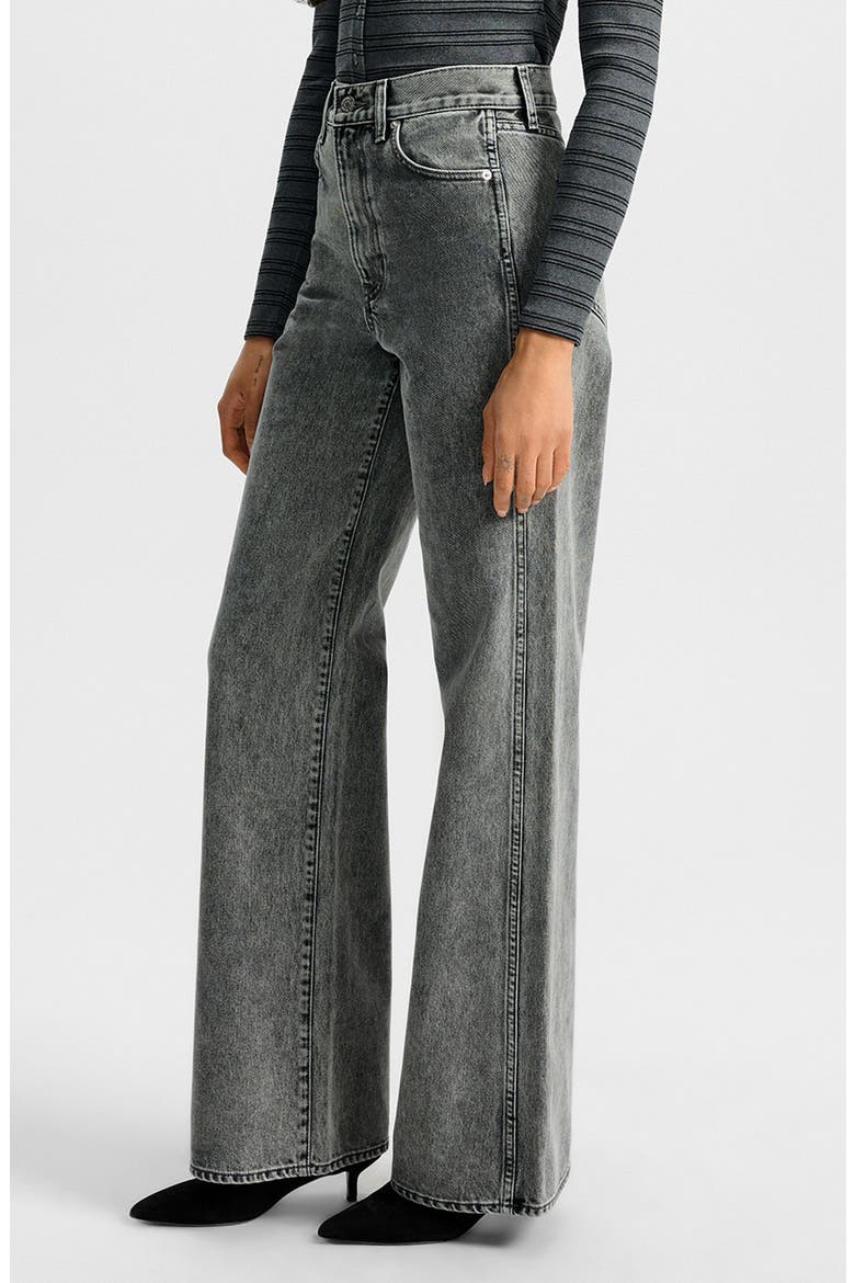 Taylor High Waist Wide Leg Jeans, Alternate, color, VOLCANIC DUST