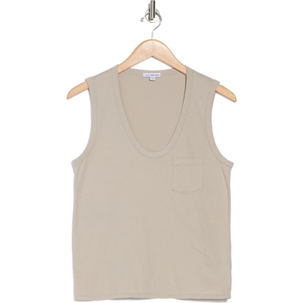 JAMES PERSE JAMES PERSE V-NECK COTTON TANK