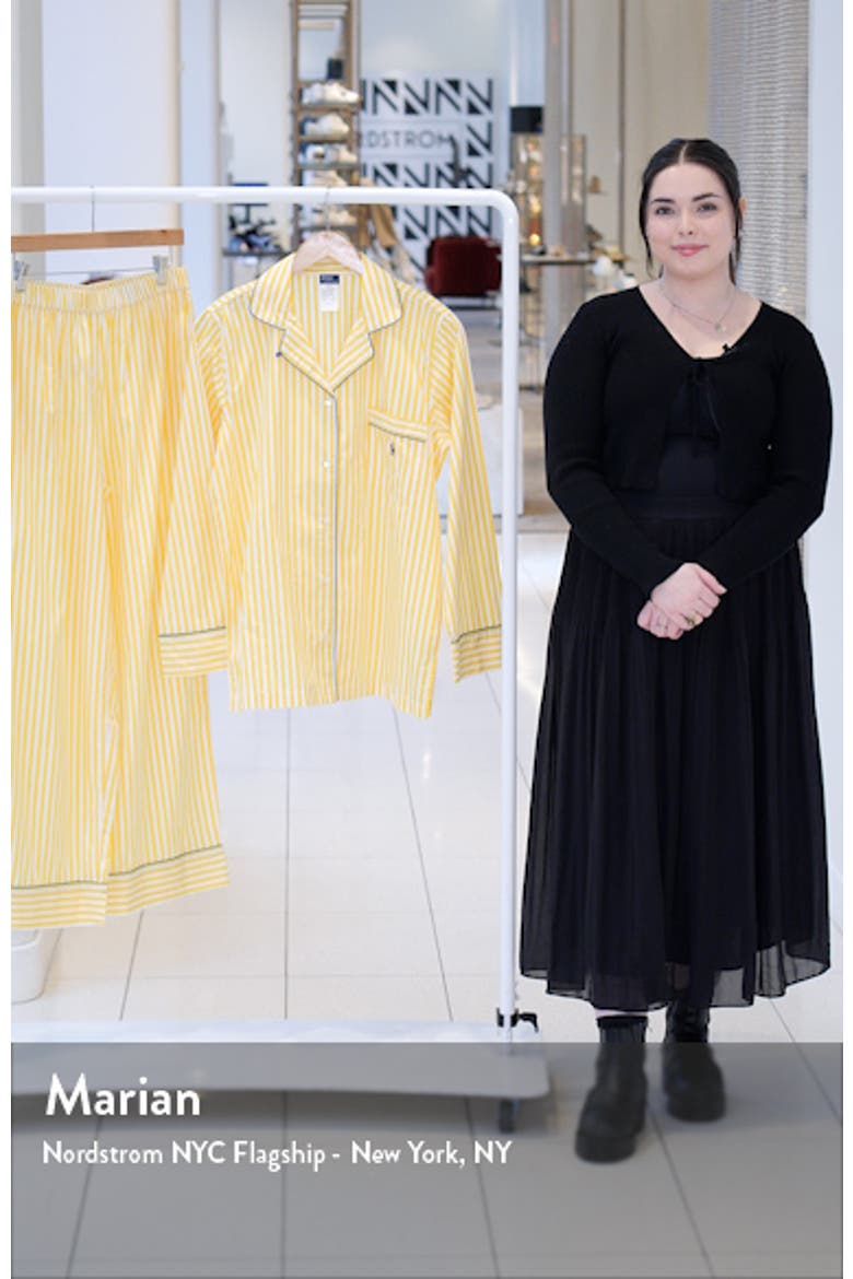 Madison Stripe Cotton Pajamas video