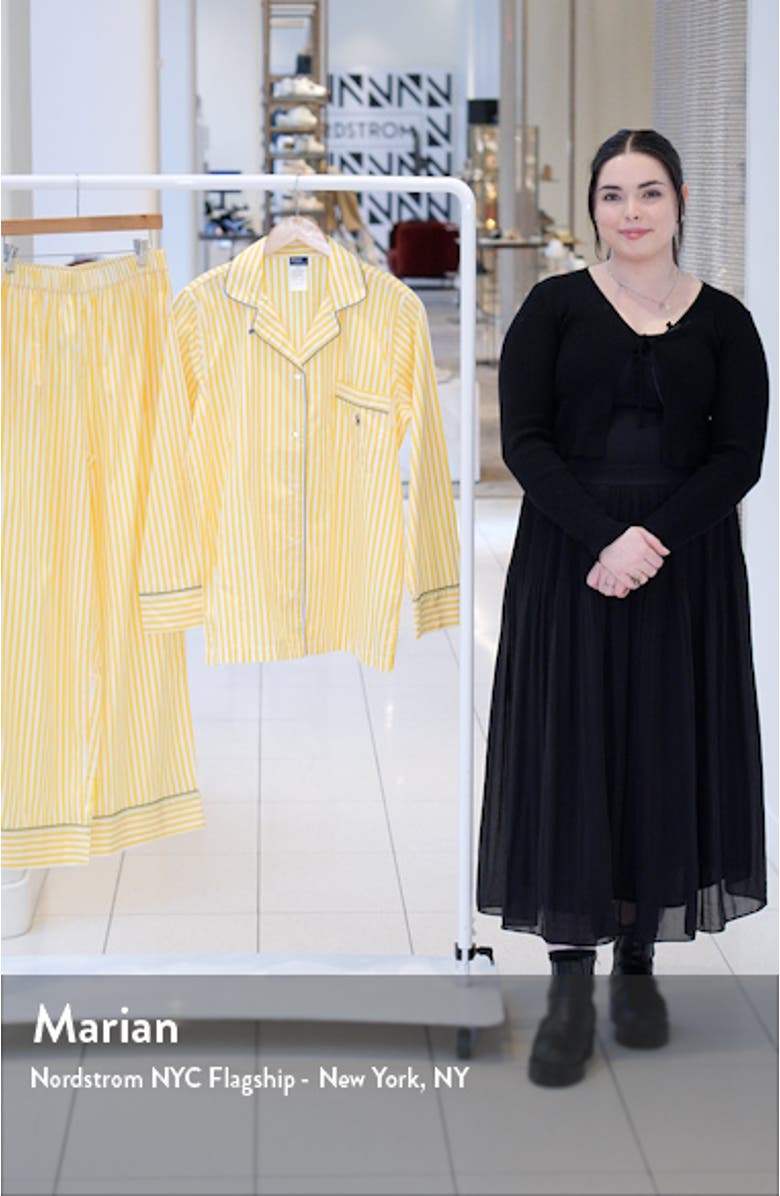 Madison Stripe Cotton Pajamas, sales video thumbnail