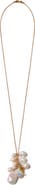 Chan Luu Freshwater Pearl Cluster Pendant Necklace
