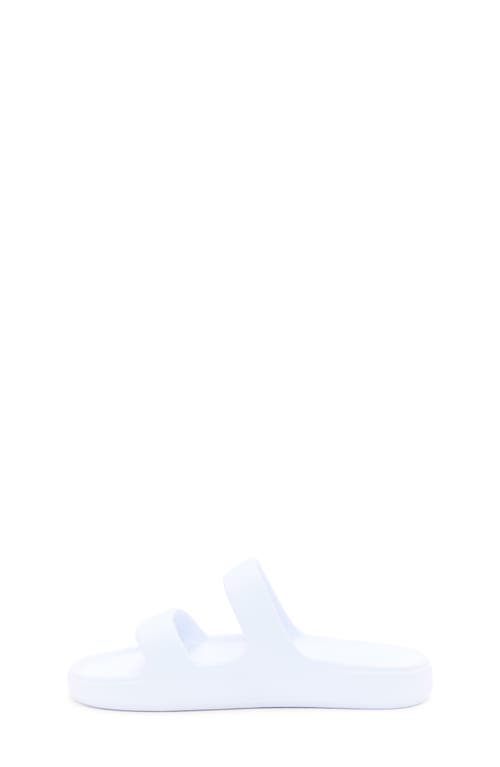 Billabong Kids' Malibu Recovery Slide Sandal In Bright White