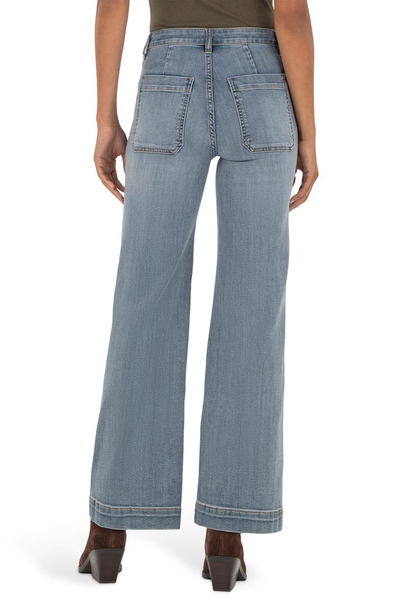 KUT from the Kloth Meg High Rise Wide Leg Jeans, Alternate, color, Invaluable