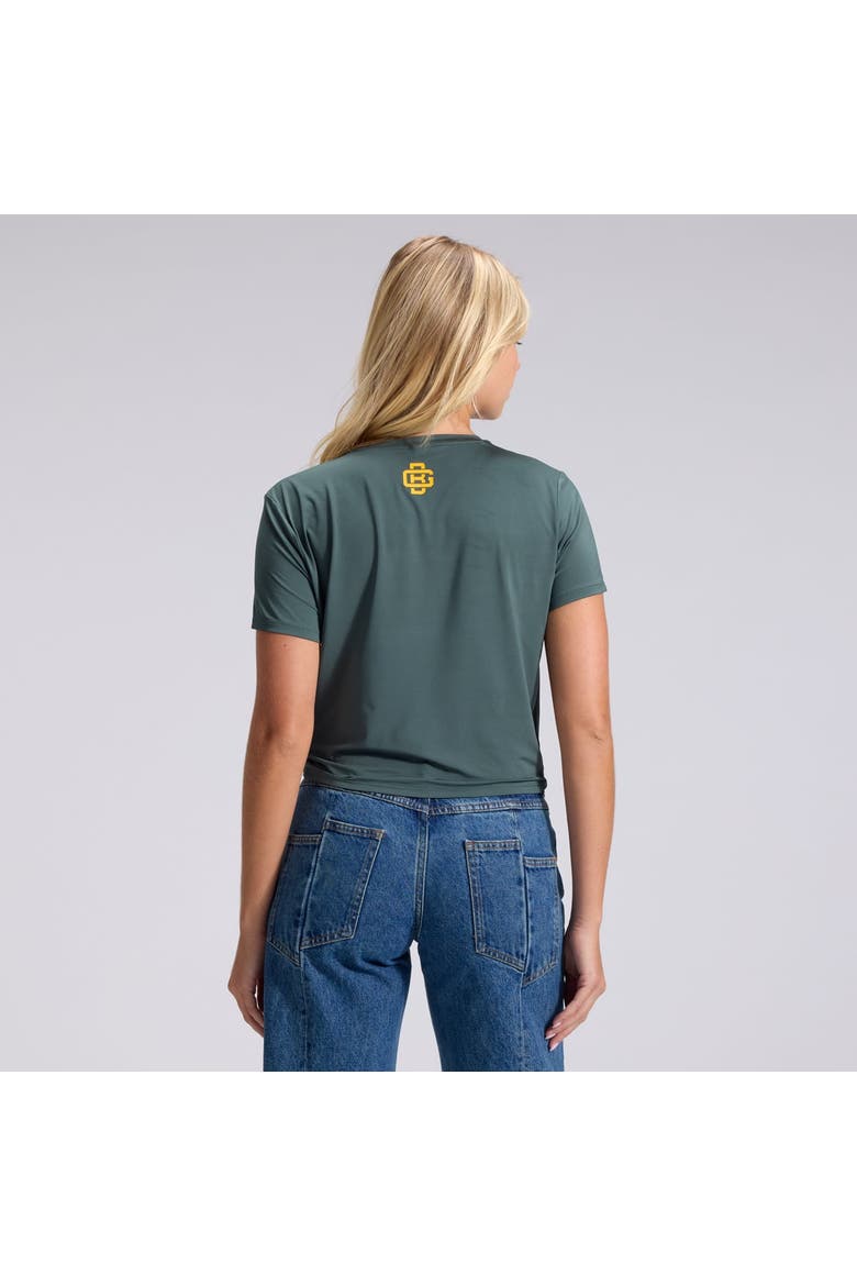 Women's Nike  Green Green Bay Packers 2026 Rivalries Collection Classic Twist Cropped T-Shirt, Alternate, color, Green