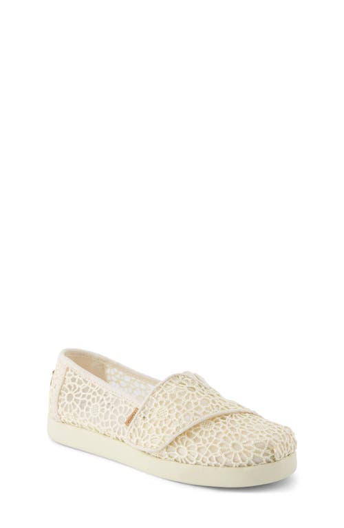 Toms Alpargata Slip-on In Natural Crochet