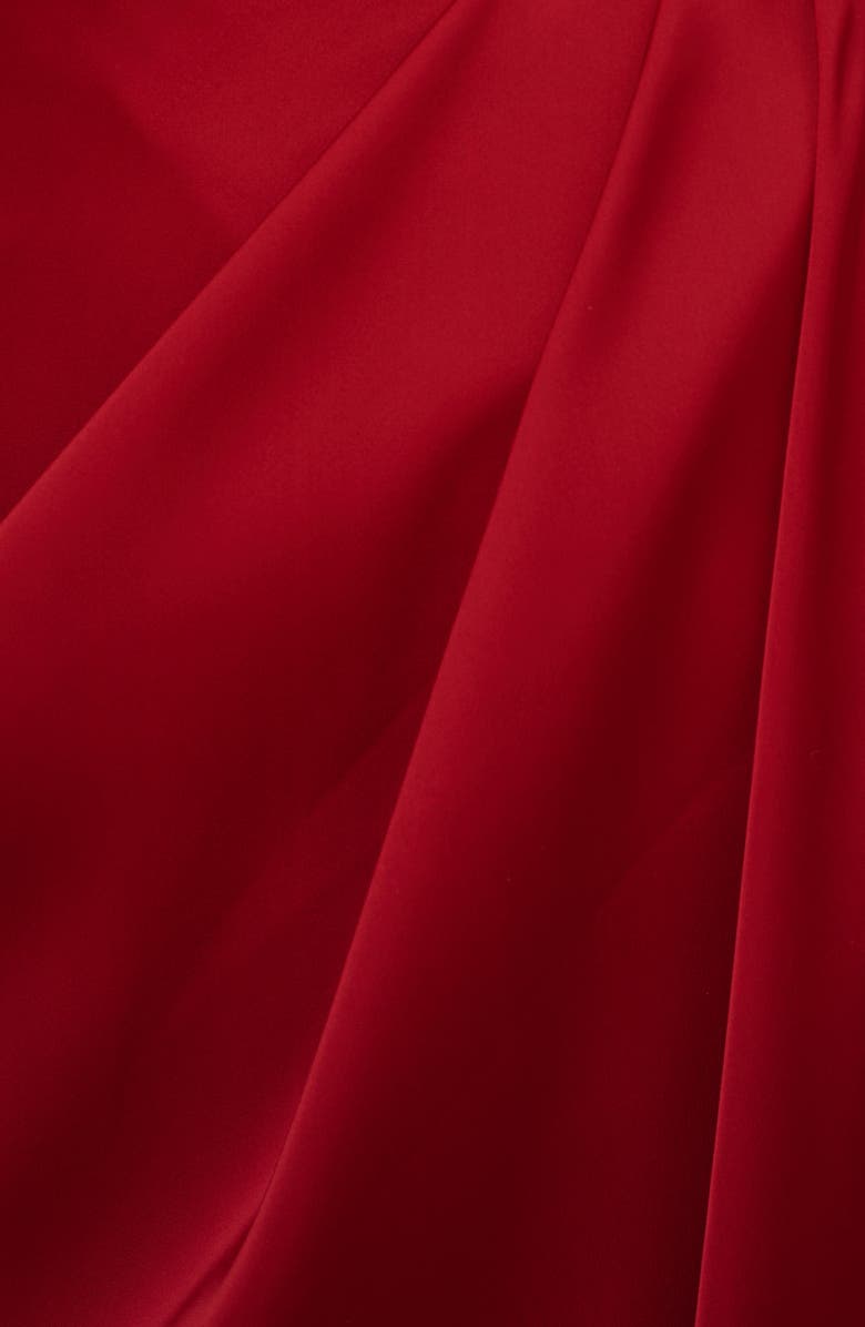 LIV FOSTER Draped One-Shoulder Satin Sheath Cocktail Dress, Alternate, color,