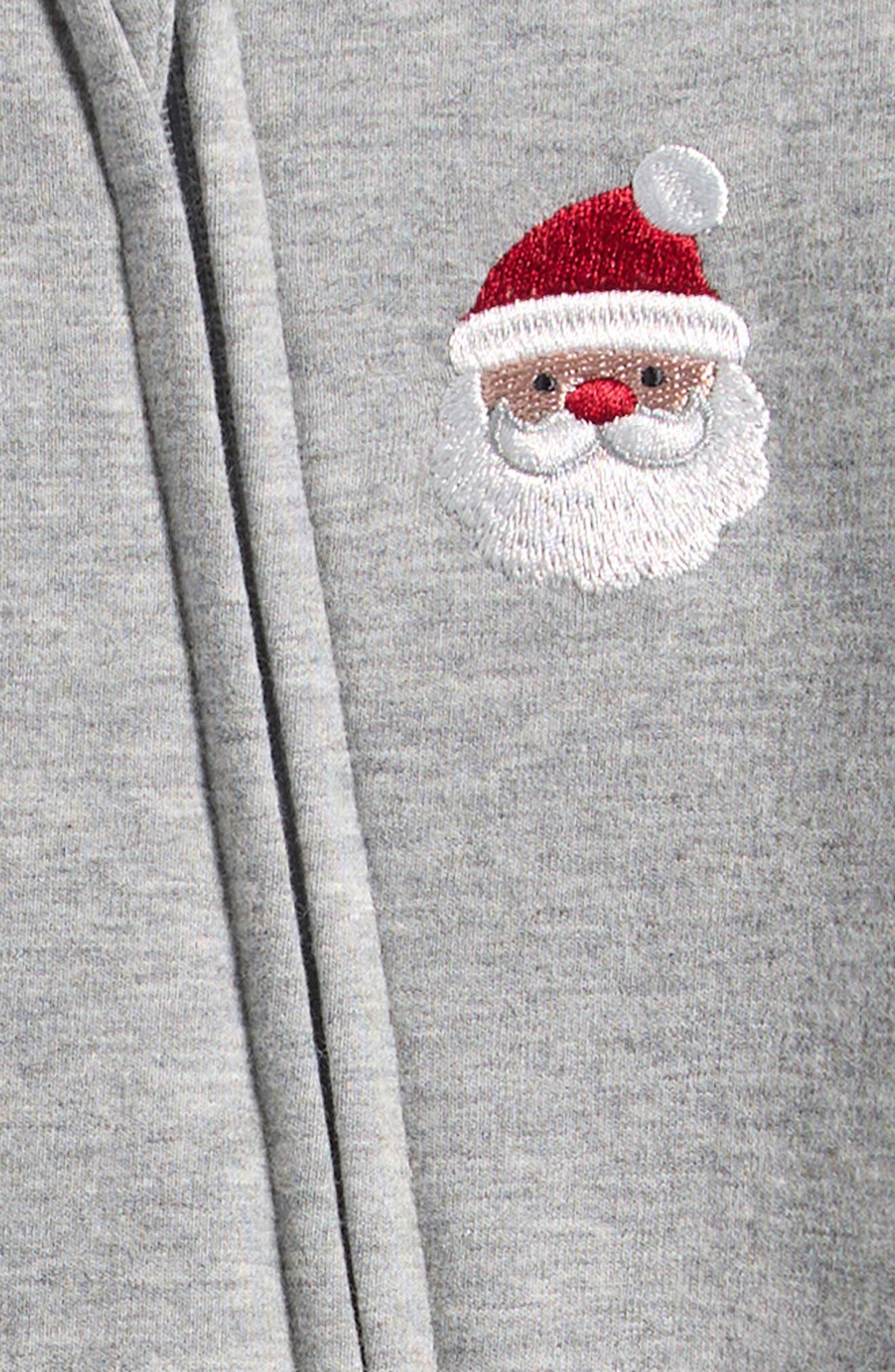 Petit Lem Santa Baby Stretch Organic Cotton Fitted One-Piece Pajamas ...