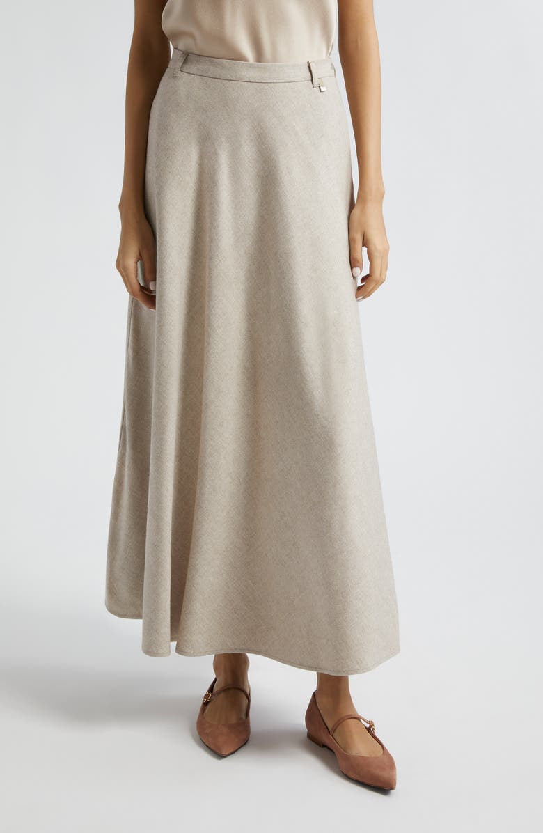 Herno Flannel Effect Skirt, Main, color, 