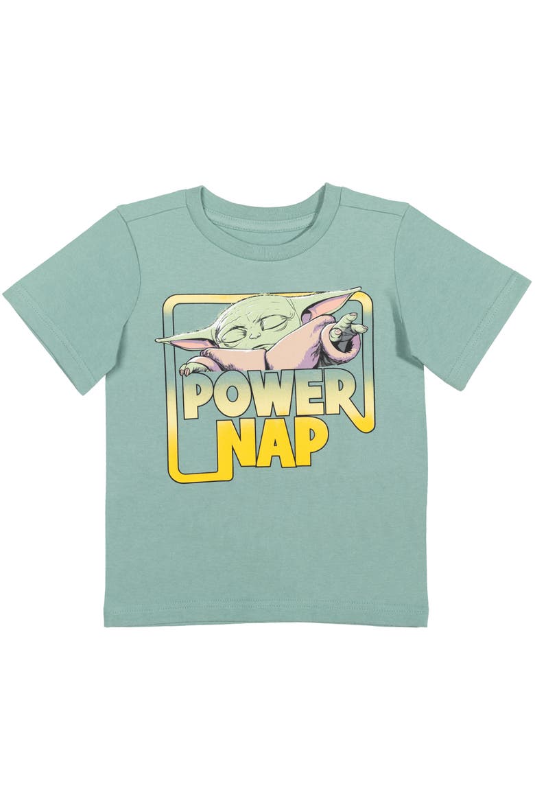 The Mandalorian Grogu 3-Pack Short Sleeve T-Shirts, Alternate, color, Mint Grey Royal Blue