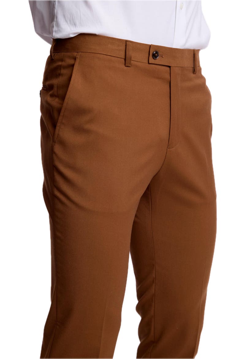 Downing Slim Fit Stretch Pants, Alternate, color, PECAN