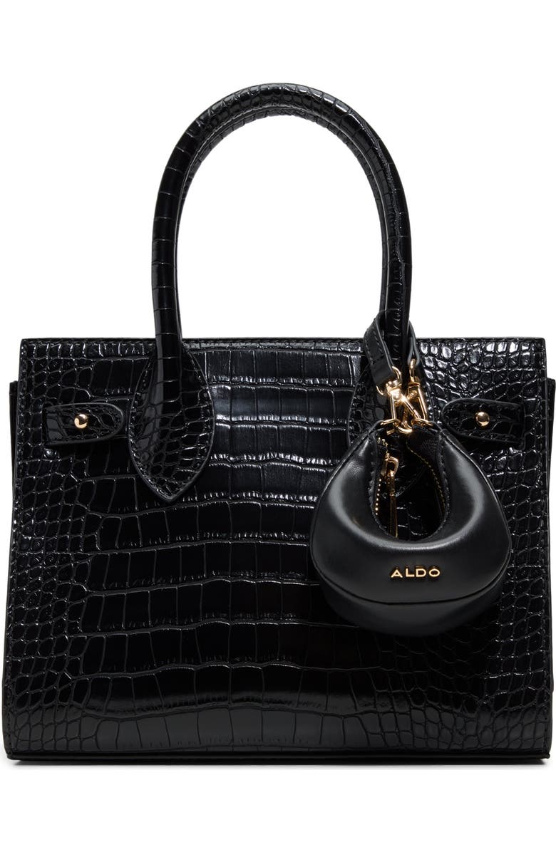 ALDO Aureliee Top Handle Bag, Main, color, Black