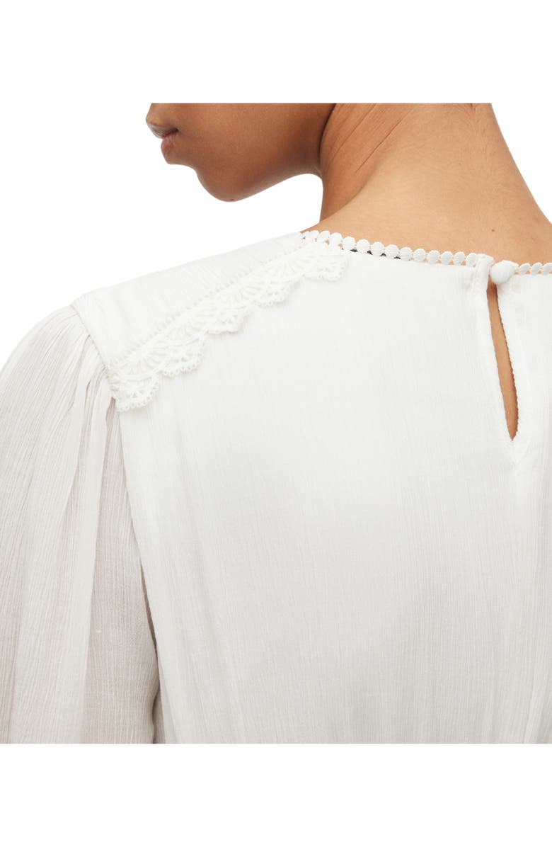 AllSaints Zora Long Sleeve Minidress, Alternate, color,