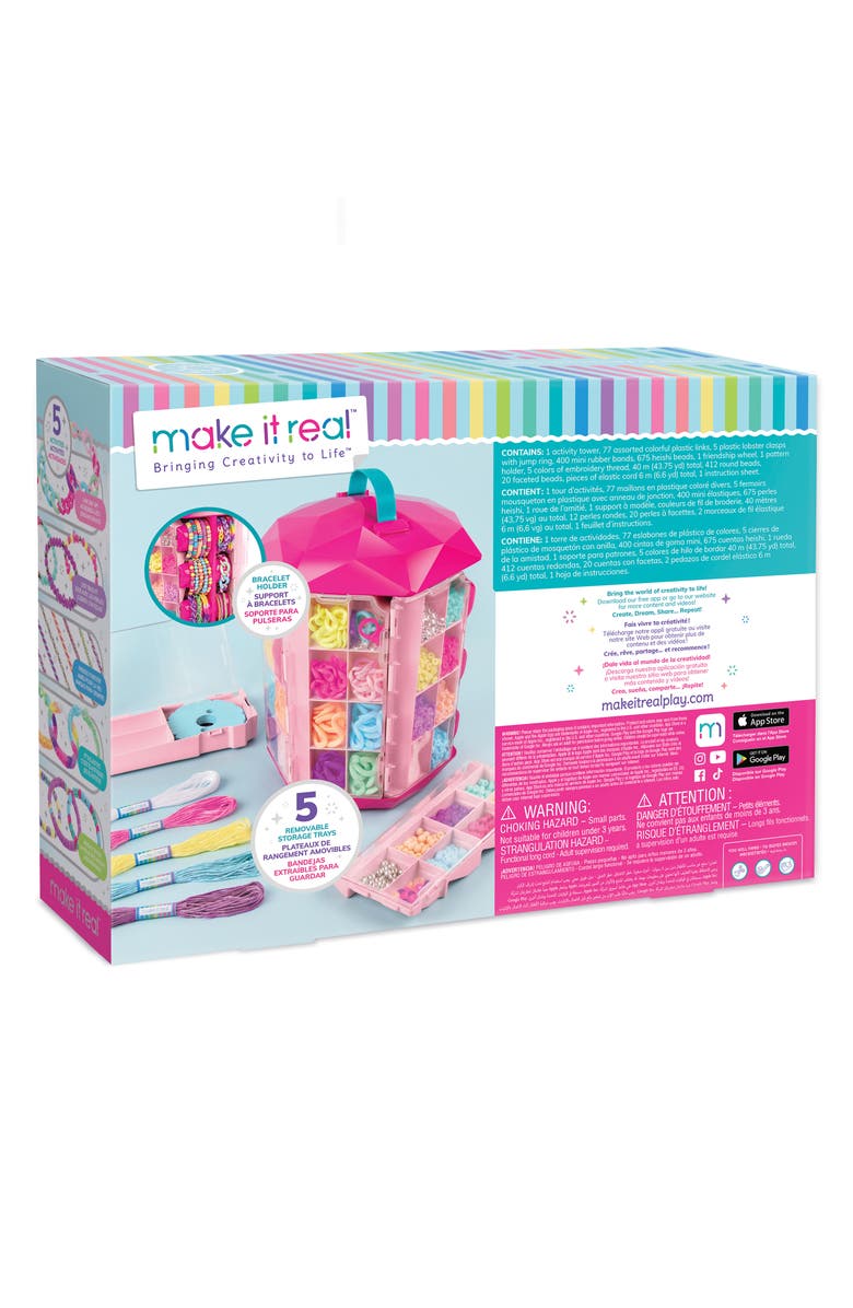 Make It Real 5-in-1 Activity Tower, Alternate, color, Assorted/Multi