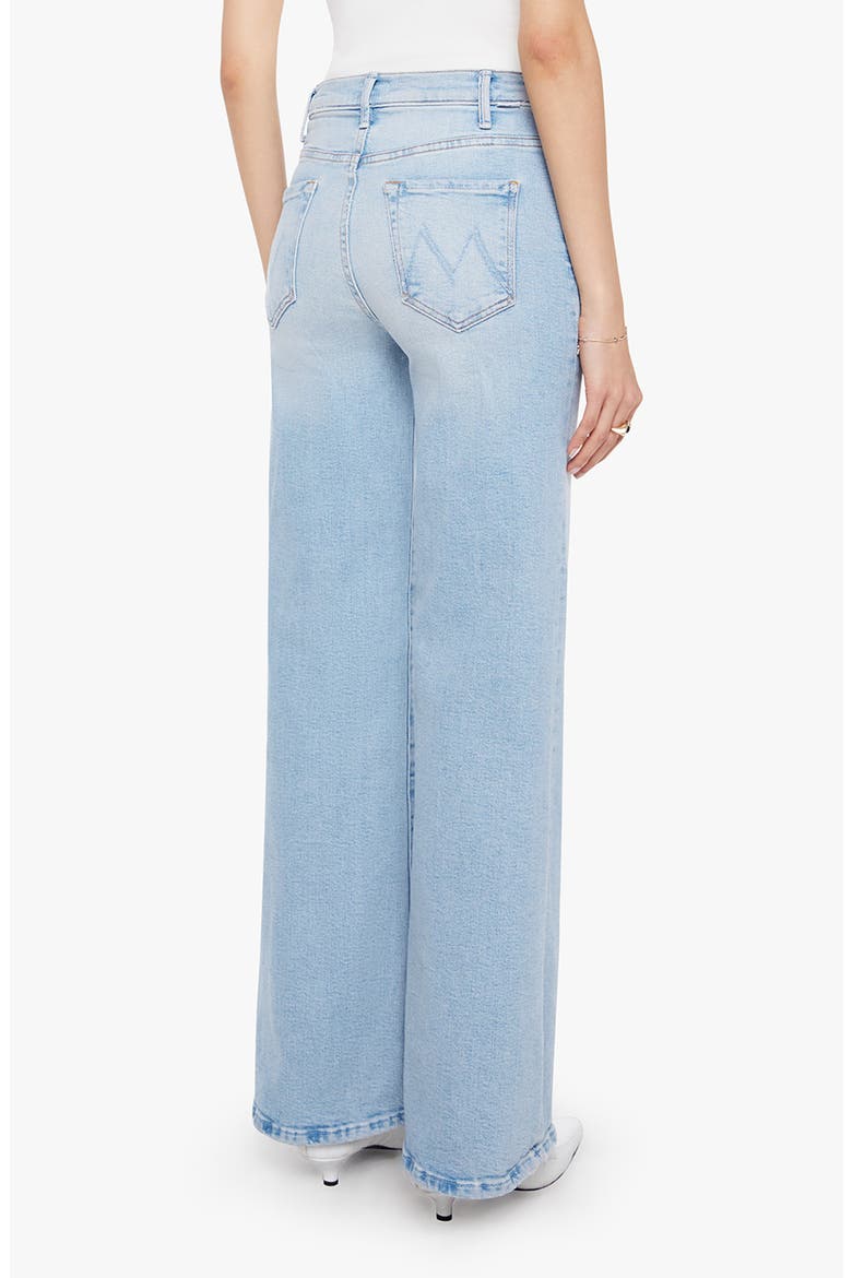 The Hustler Roller Sneak High Waist Wide Leg Jeans, Alternate, color, COMPLETE 360