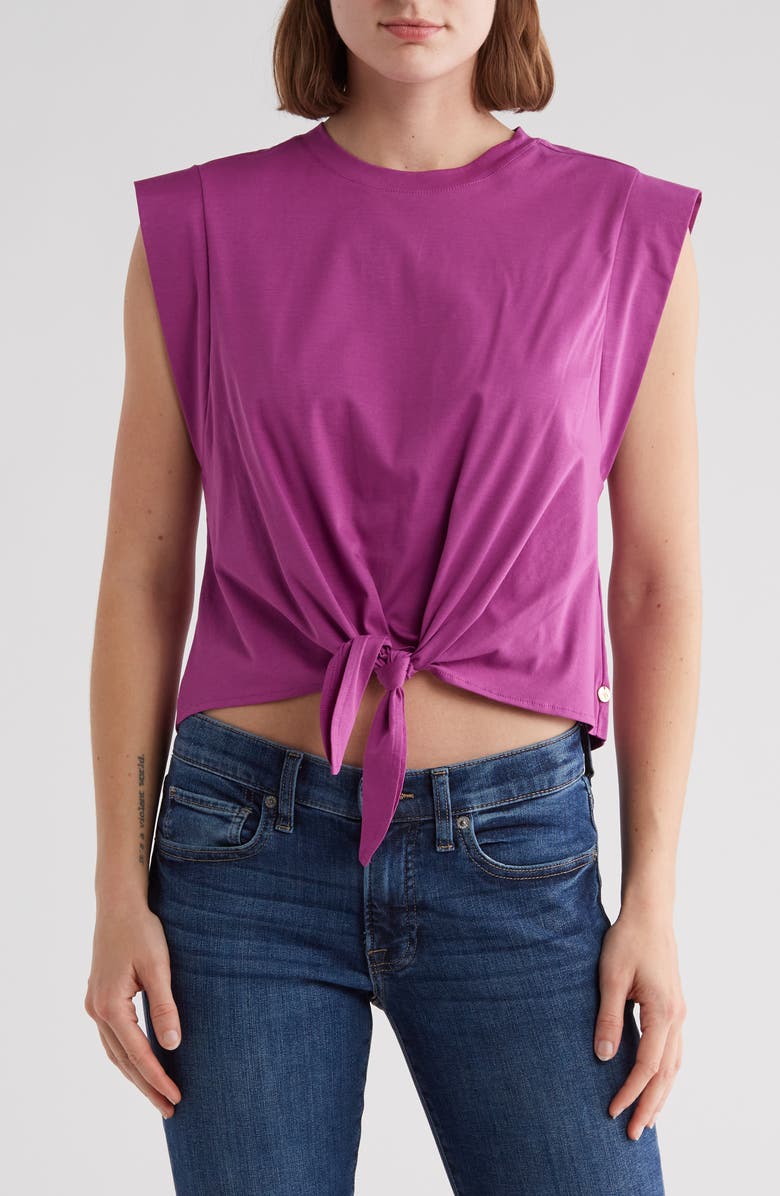 Scotch & Soda Sleeveless Knotted Tank, Main, color,