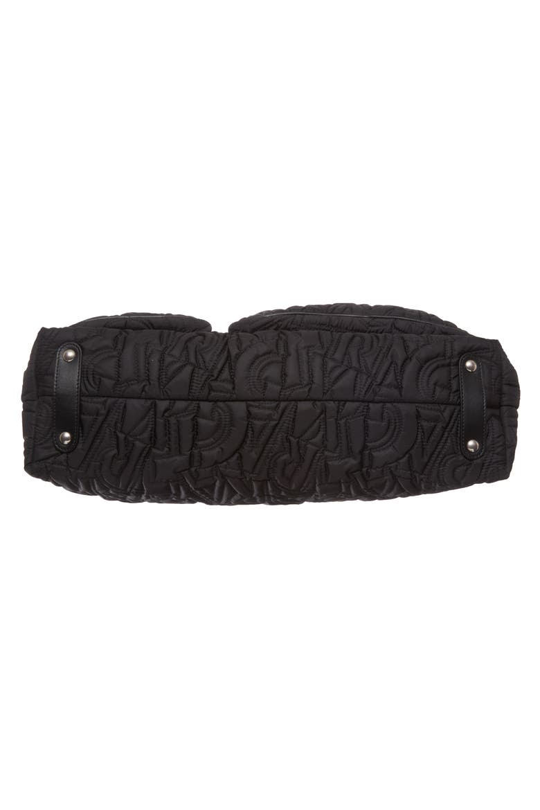 Salvatore Ferragamo Poppins Nylon Diaper Bag, Alternate, color, NERO
