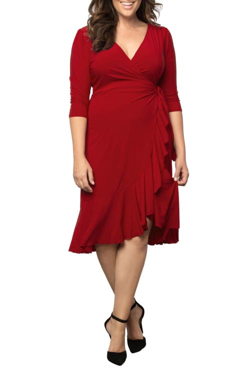 Whimsy Wrap Dress (Plus Size)