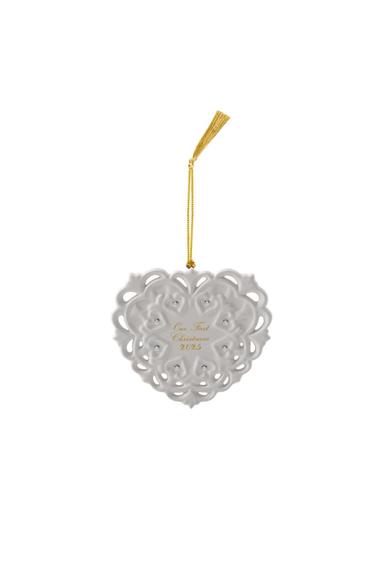 Villeroy & Boch Christmas Classics Heart Dated Ornament 2025, Main, color, Multi