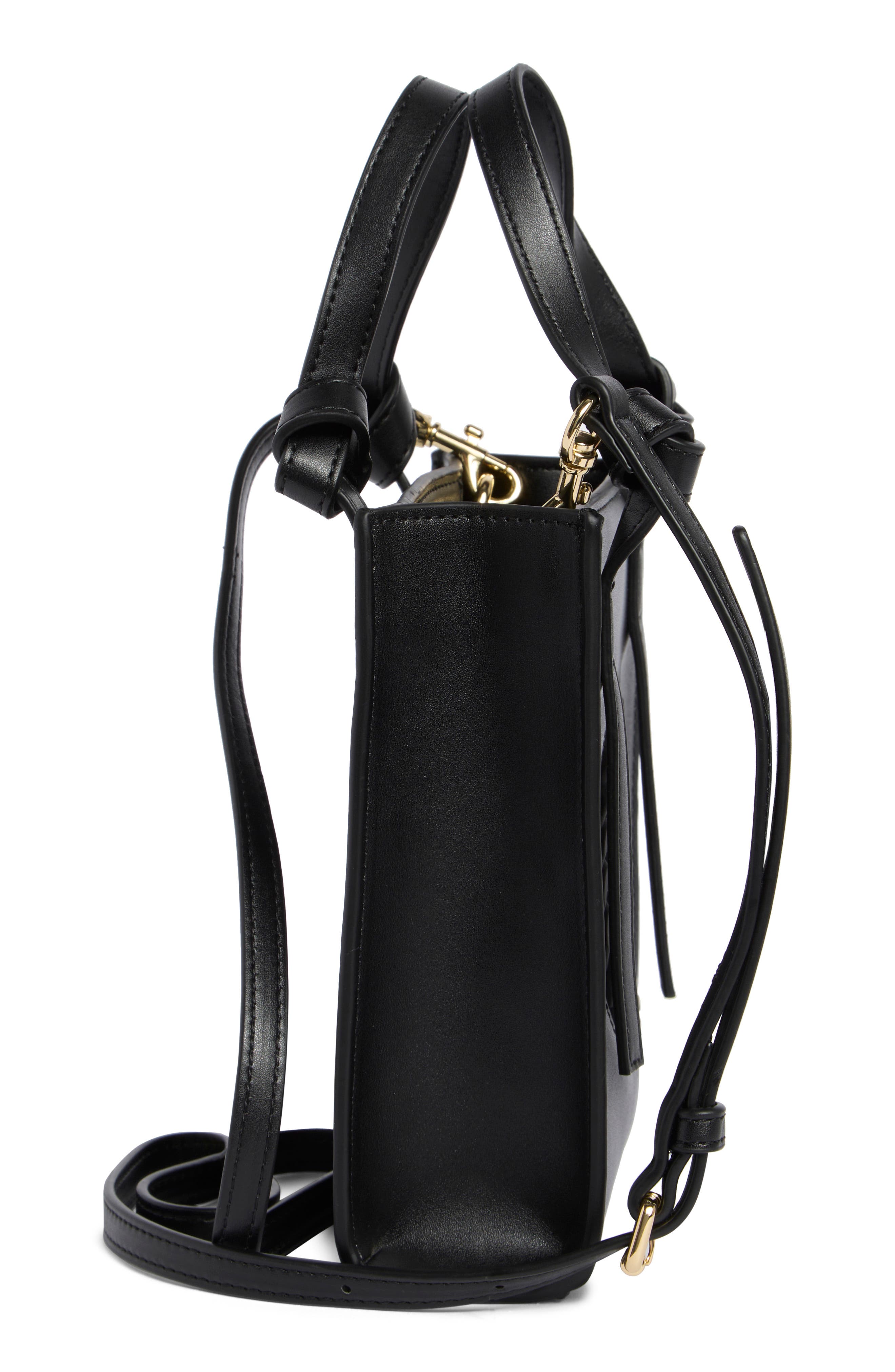 Versace Jeans Range Convertible Top-Handle Bag, Alternate, color, 