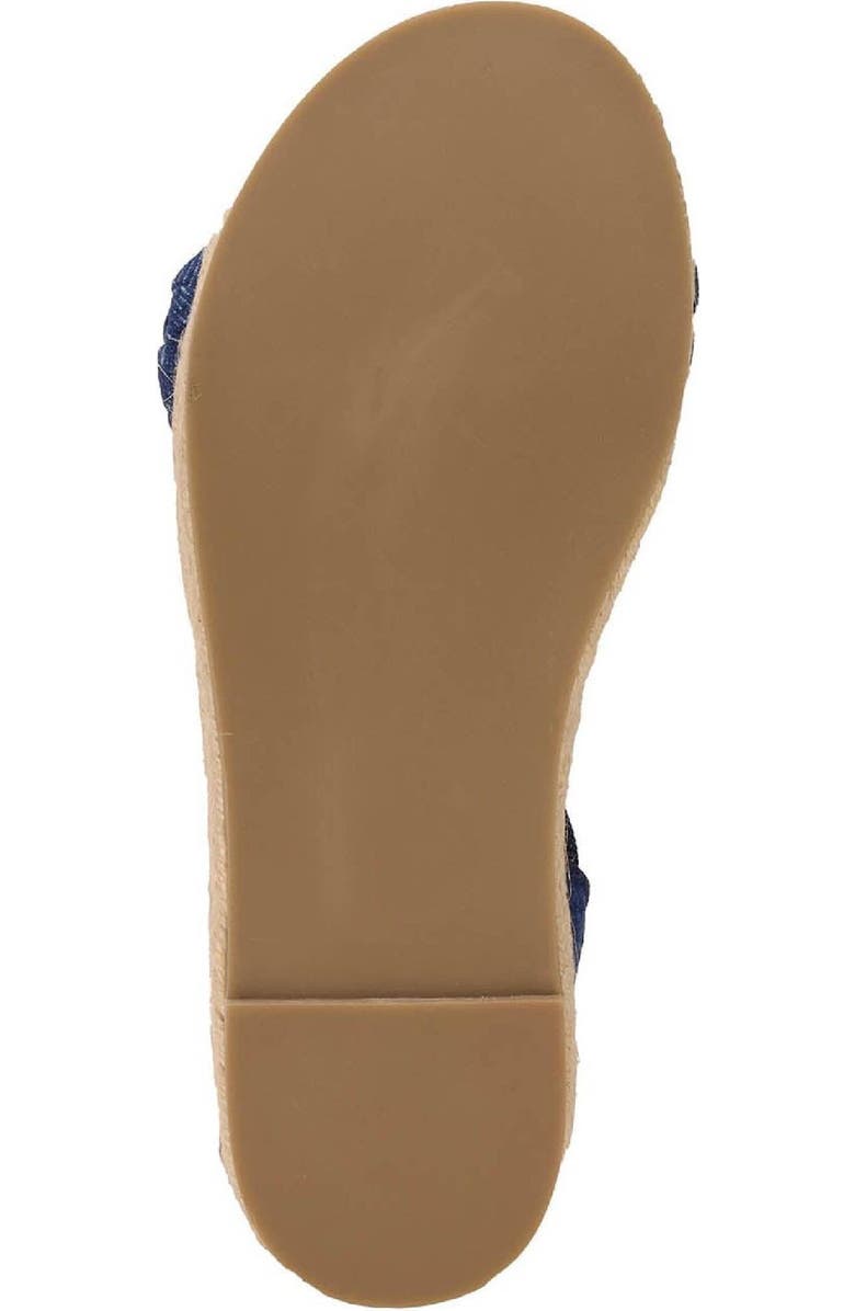 Yosi Samra Kids' Miss April Espadrille Ankle Strap Platform Wedge Sandal, Alternate, color,