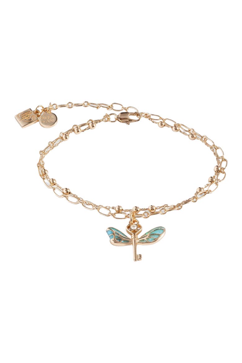 Harry Potter Flying Keys Adjustable Bracelet, Main, color, Blue Green