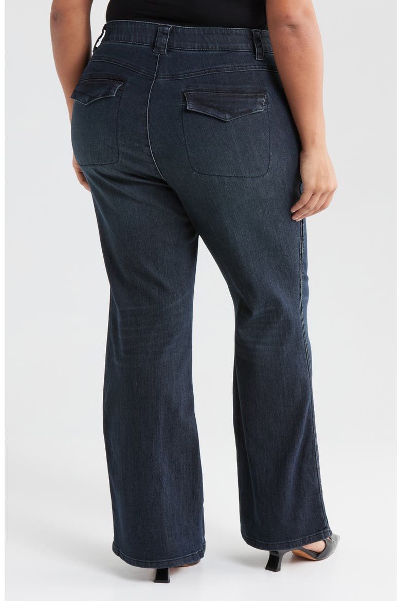 High Waist Bootcut Jeans, Alternate, color, DARK INDIGO ARTISANAL