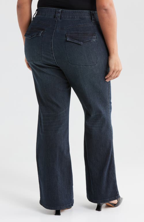 Wit & Wisdom 'ab'solution High Waist Bootcut Jeans In Dark Indigo Artisanal