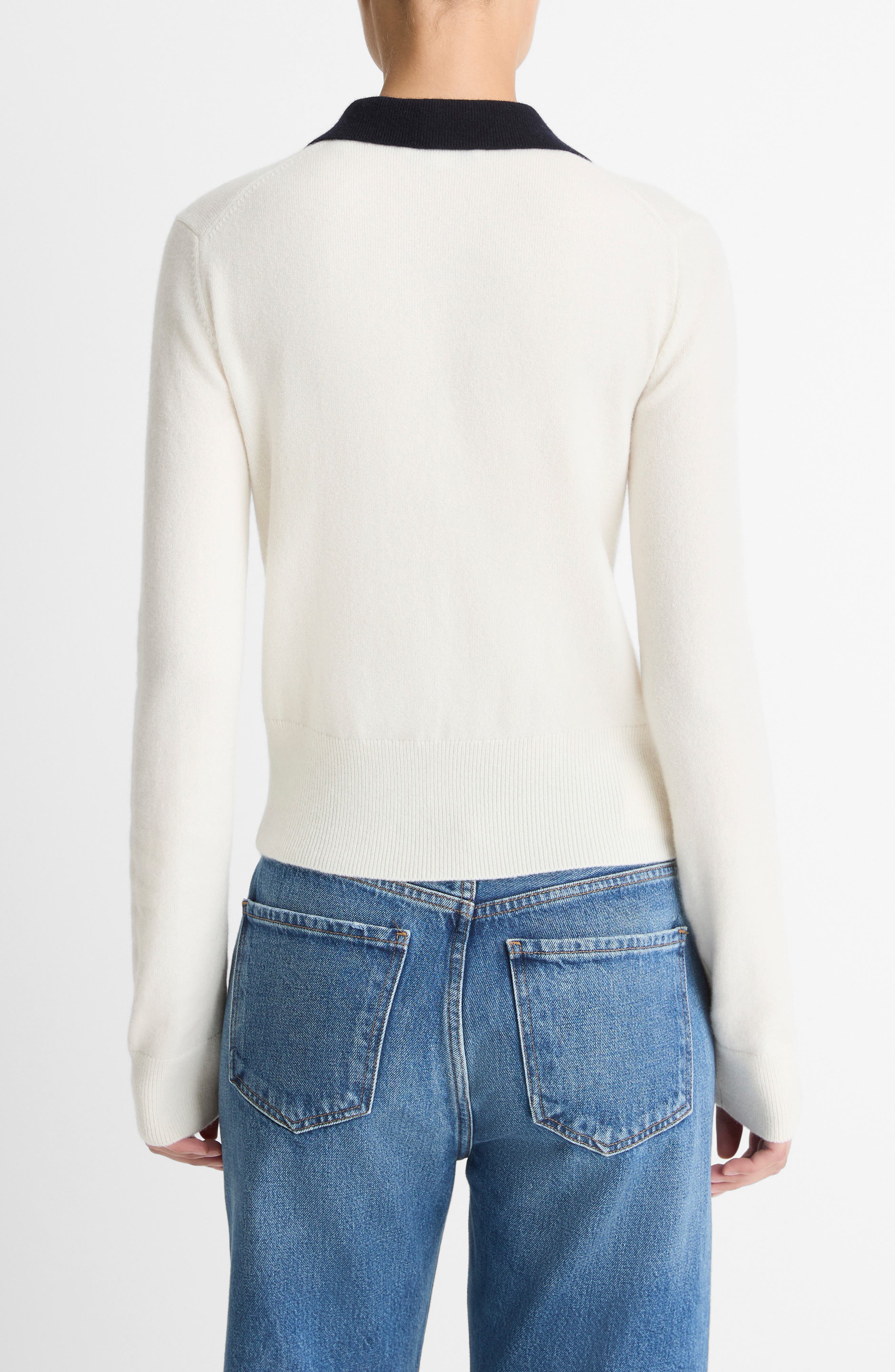Wool & Cashmere Blend Cardigan - image 4