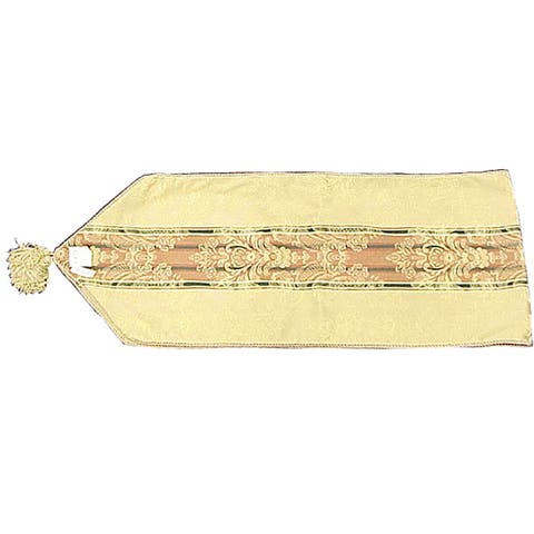 Green Jacquard Table Runner 14" x 68"