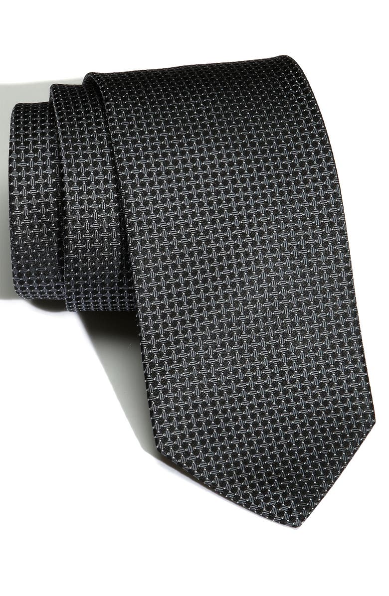 BOSS HUGO BOSS Woven Silk Tie, Main, color, 