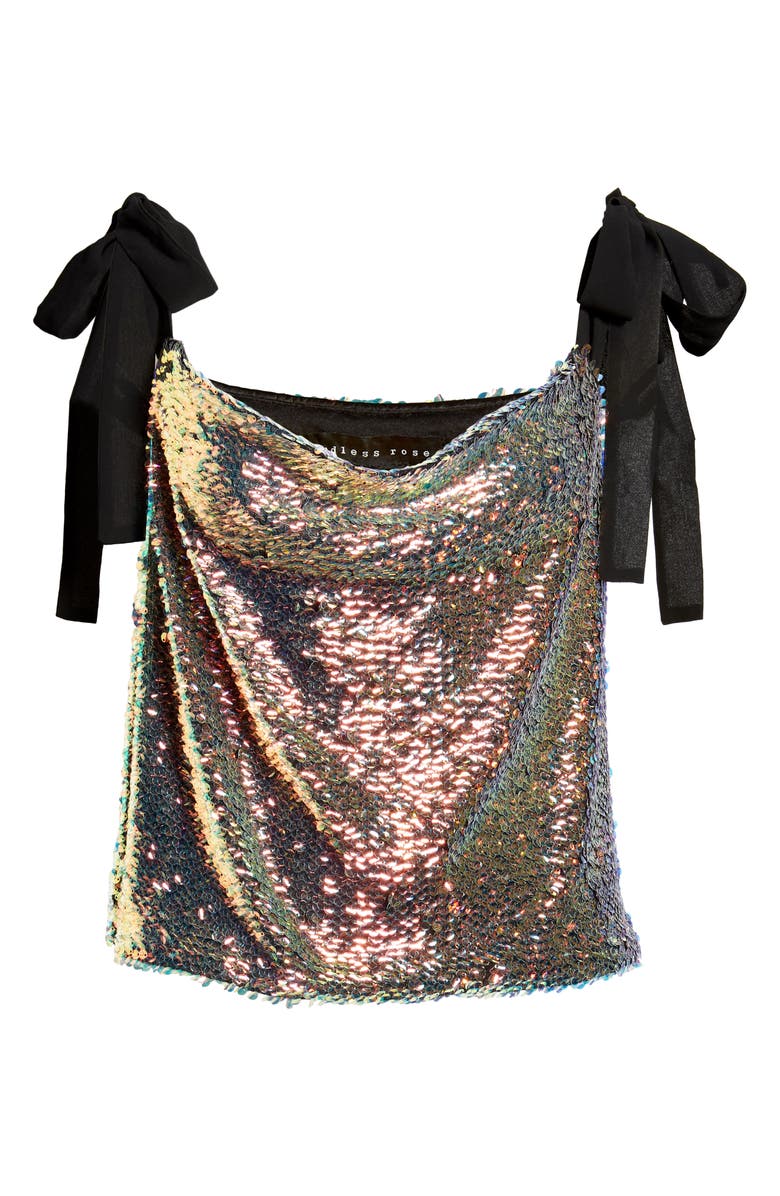 Endless Rose Orora Sequin Top, Alternate, color, 
