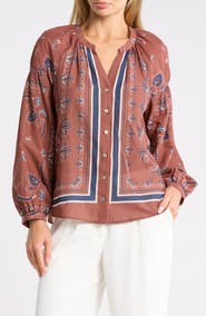 DR2 by Daniel Rainn Long Sleeve Cotton Top