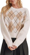 Splendid Astrid Argyle Sweater