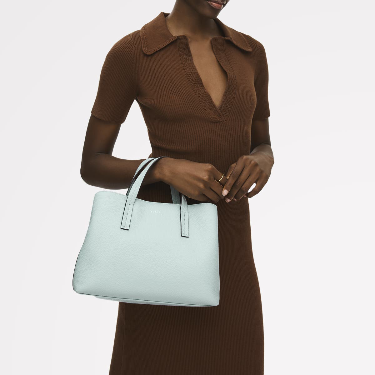 Dukes Place Medium Ziptop Satchel Bag, Alternate, color, Seafoam