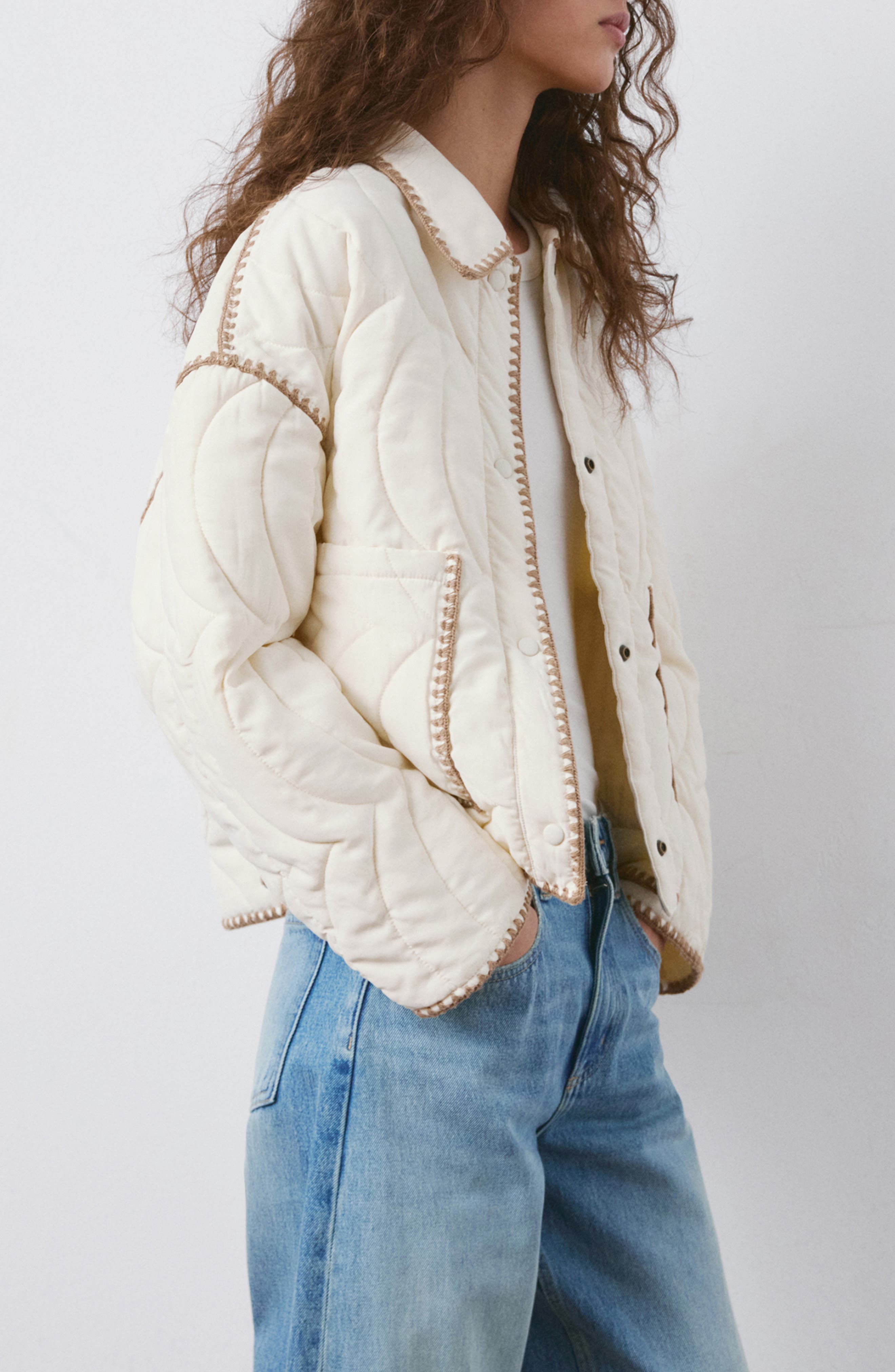 MANGO Quilted Jacket — фото 3