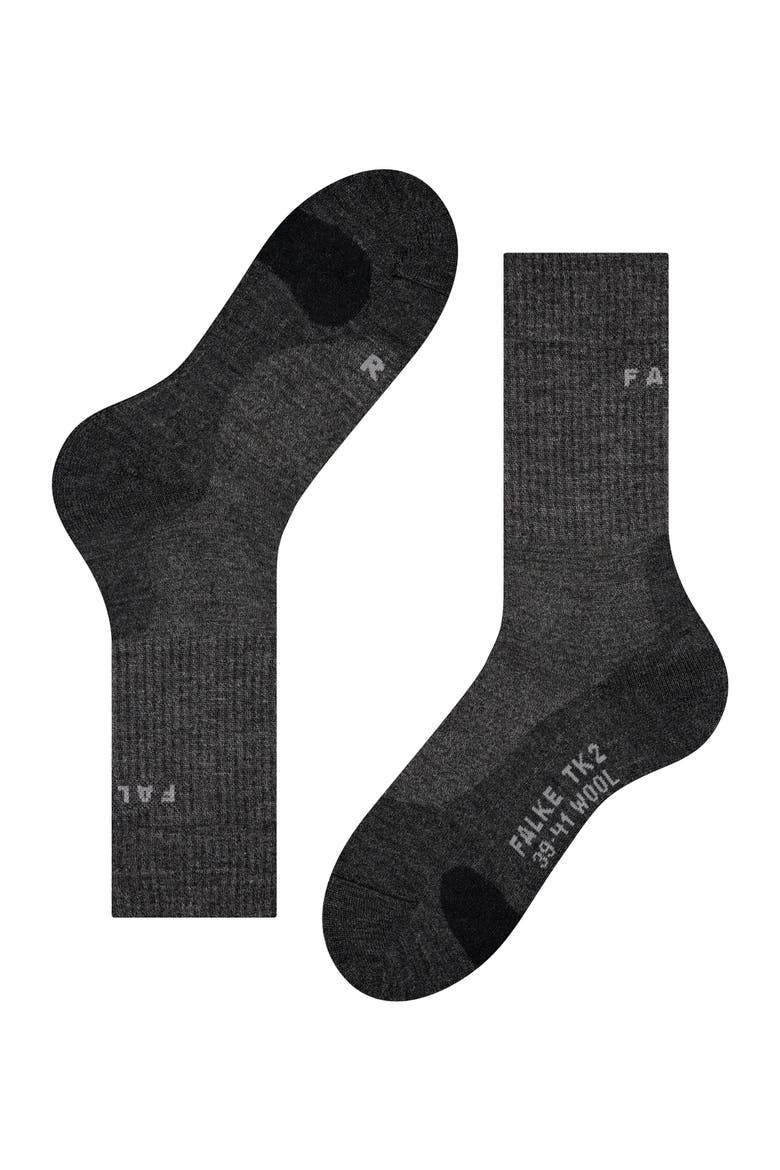 TK2 Explore Wool Hiking Socks, Alternate, color, Smog